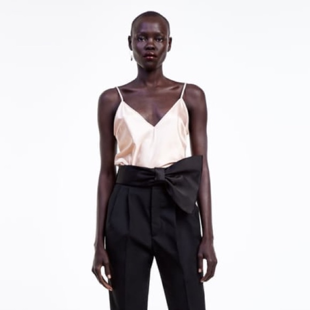 Nude Zara Silk Cami